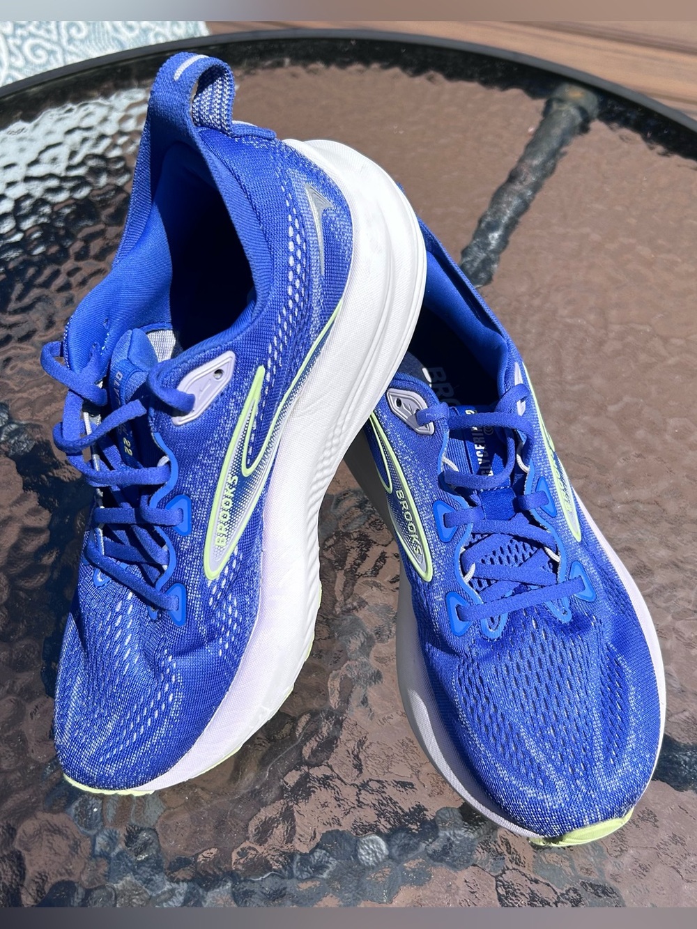 Brooks Women’s Size 8 Glycerin 22 Blue Running Shoes Sneakers